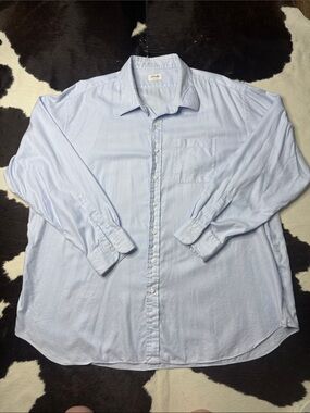 Hamilton Light Blue Long-Sleeve Button-Up Dress Shirt